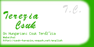 terezia csuk business card